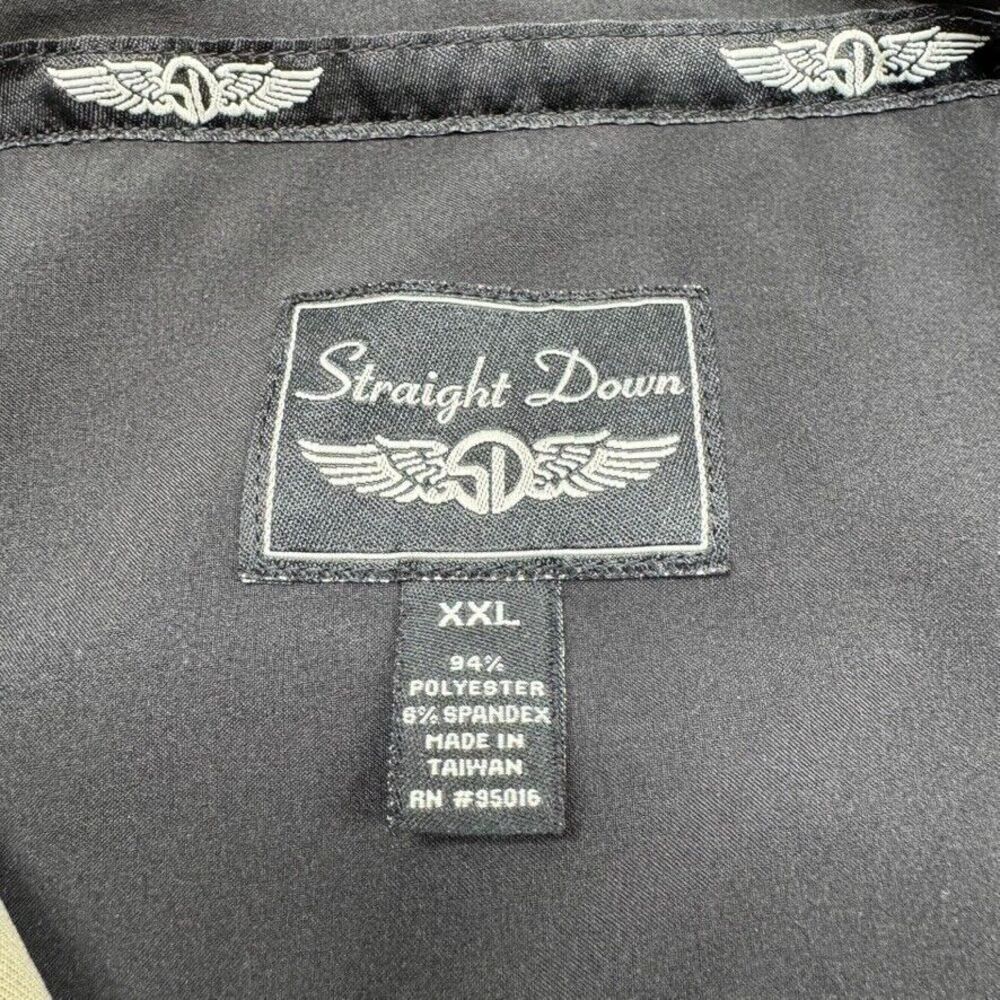 Straight Down Performance Golf Black Quarter Zip … - image 6